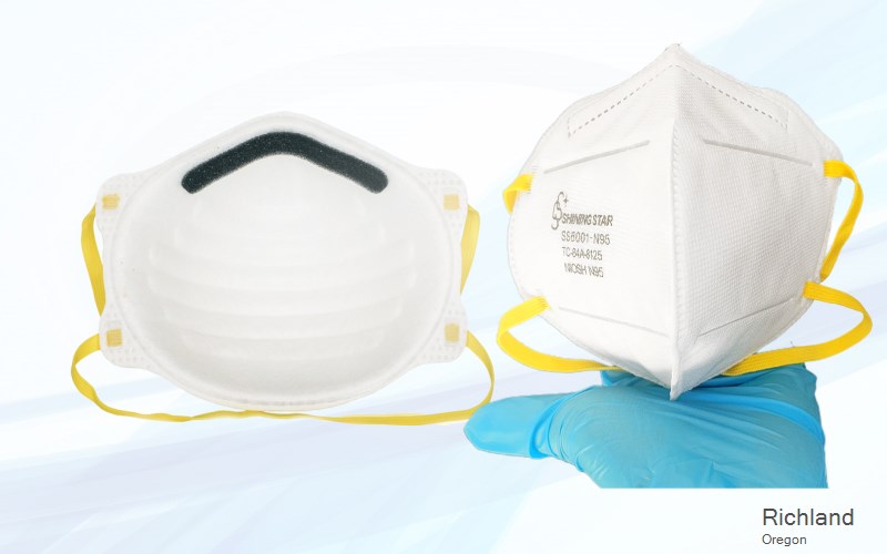 Richland Baker Oregon OR N95 mask