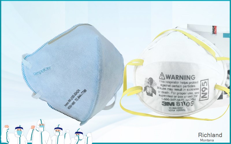 Richland Valley Montana MT N95 mask