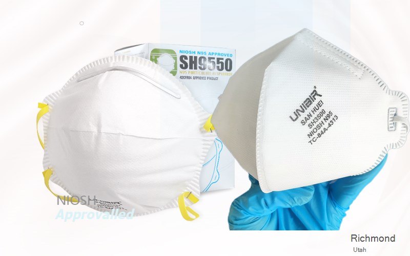 Richmond Cache Utah UT N95 mask