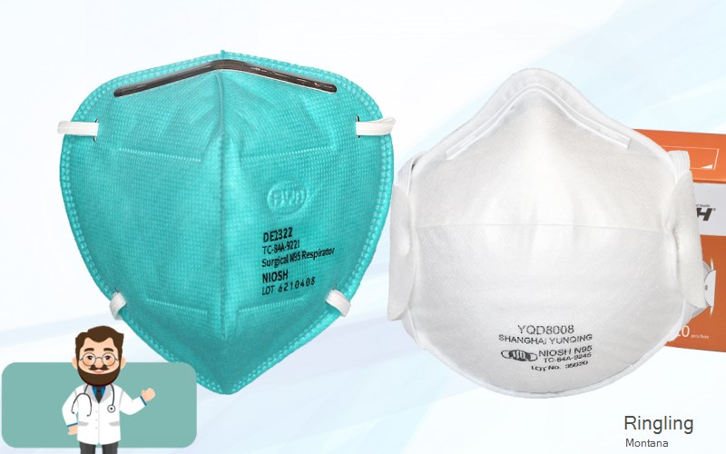 Ringling Meagher Montana MT N95 mask
