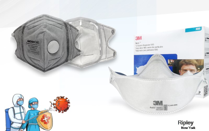 Ripley Chautauqua New York NY N95 mask