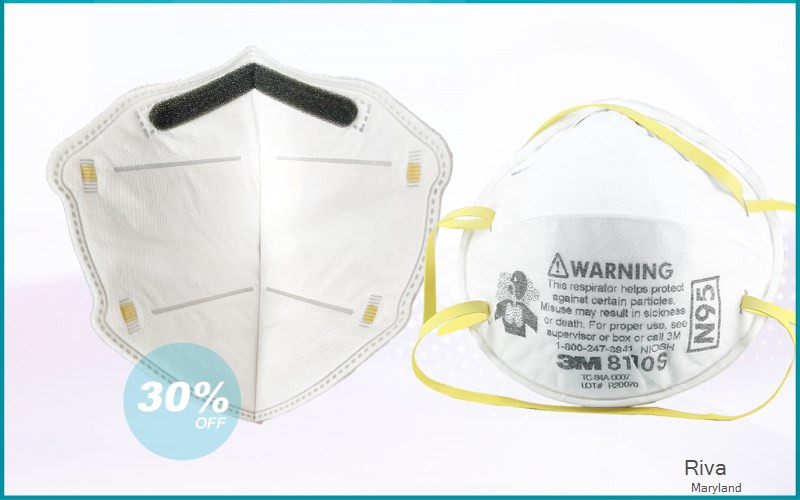 Riva Anne Arundel Maryland MD N95 mask