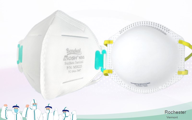 Rochester Windsor Vermont VT N95 mask