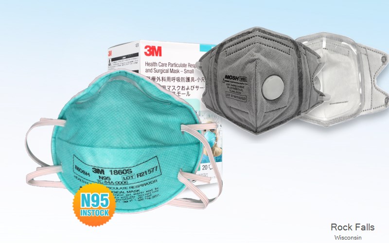 Rock Falls Dunn Wisconsin WI N95 mask