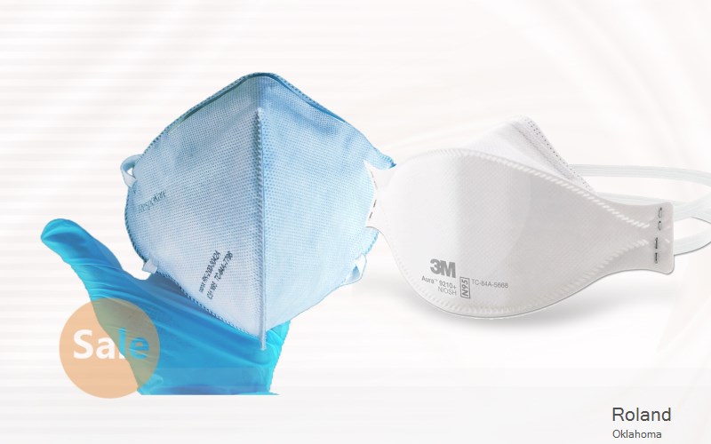 Roland Sequoyah Oklahoma OK N95 mask