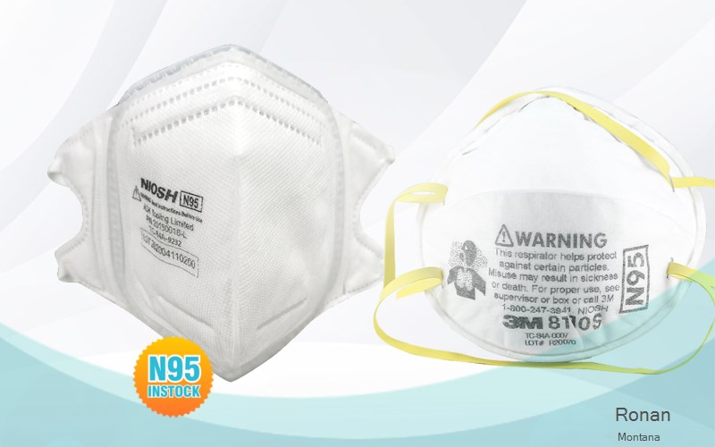 Ronan Lake Montana MT N95 mask