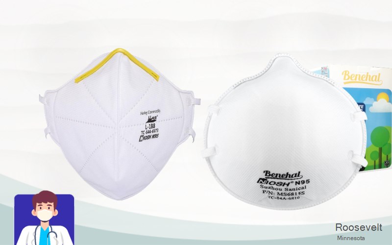 Roosevelt Roseau Minnesota MN N95 mask