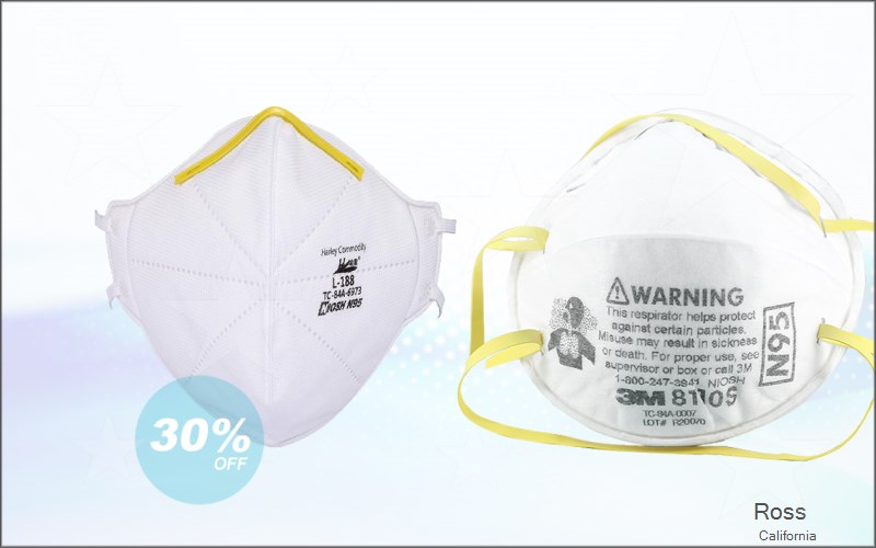 Ross Marin California CA N95 mask