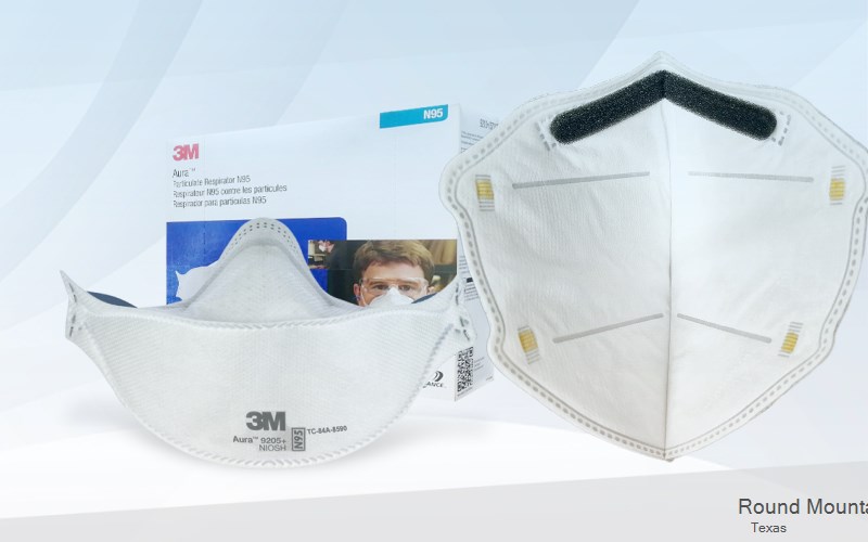 Round Mountain Blanco Texas TX N95 mask
