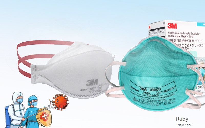 Ruby Ulster New York NY N95 mask