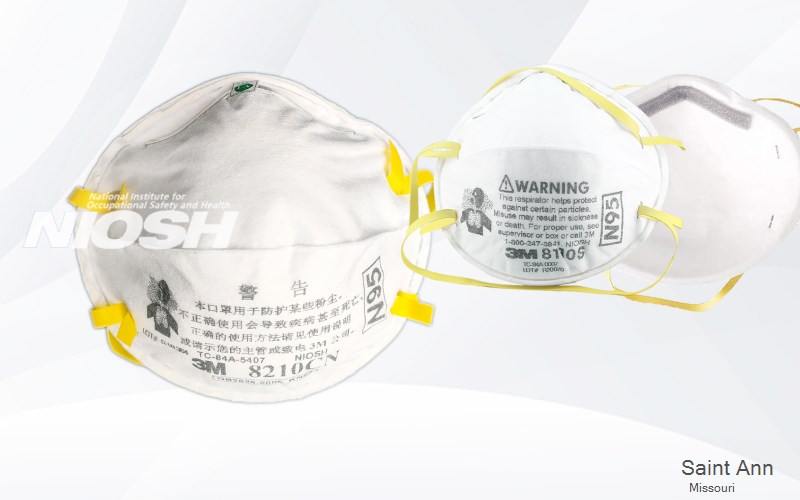 Saint Ann Saint Louis Missouri MO N95 mask