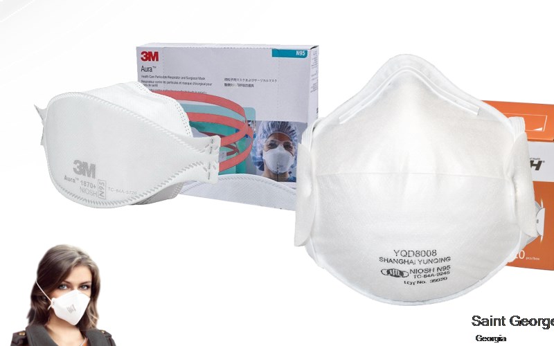 Saint George Decatur Georgia GA N95 mask