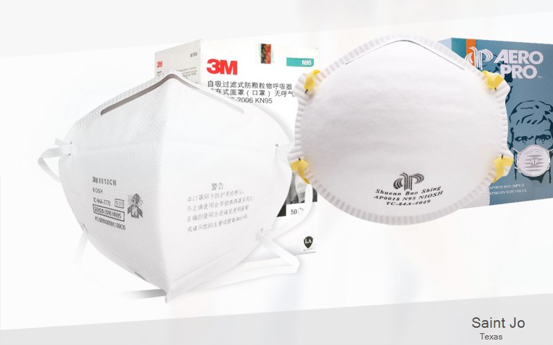 Saint Jo Montague Texas TX N95 mask