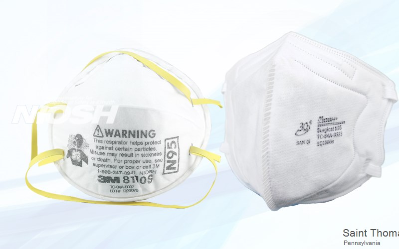 Saint Thomas Franklin Pennsylvania PA N95 mask