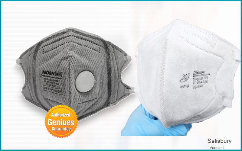 Salisbury Addison Vermont VT N95 mask