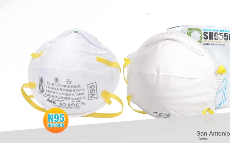 San Antonio Comal Texas TX N95 mask