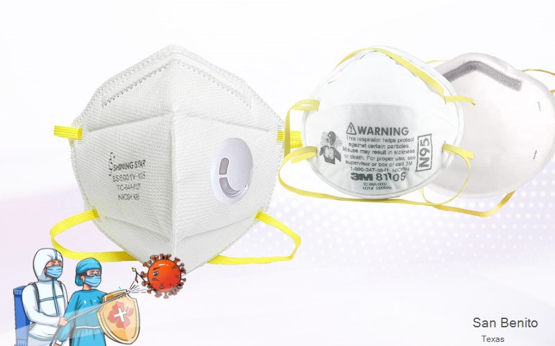 San Benito Cameron Texas TX N95 mask