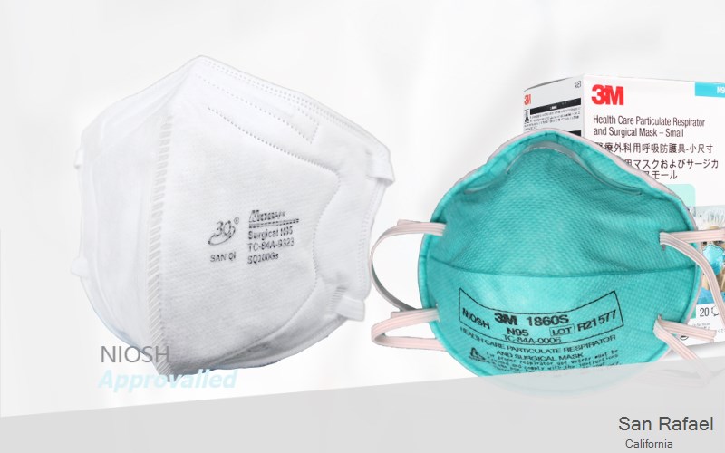 San Rafael Marin California CA N95 mask