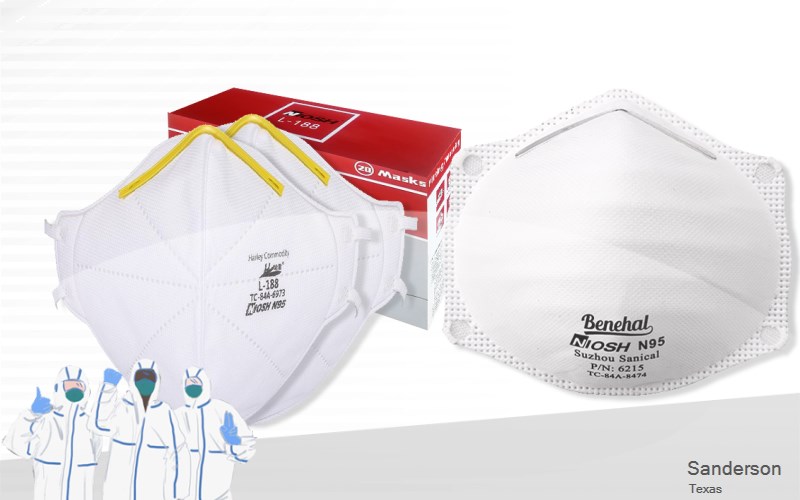 Sanderson Terrell Texas TX N95 mask