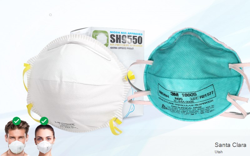 Santa Clara Washington Utah UT N95 mask