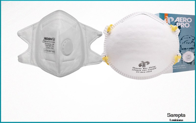 Sarepta Webster Louisiana LA N95 mask