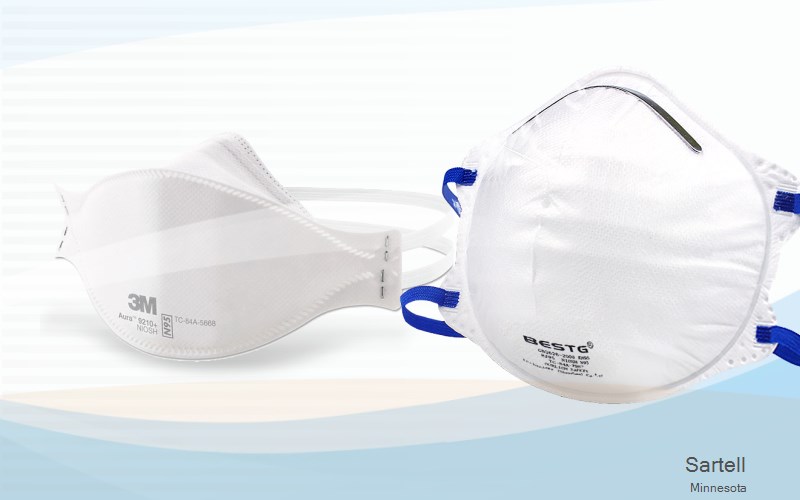Sartell Stearns Minnesota MN N95 mask