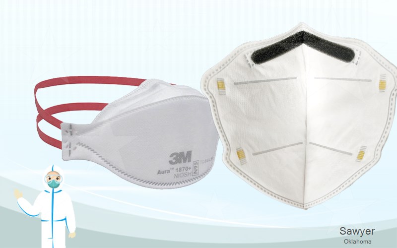 Sawyer Choctaw Oklahoma OK N95 mask