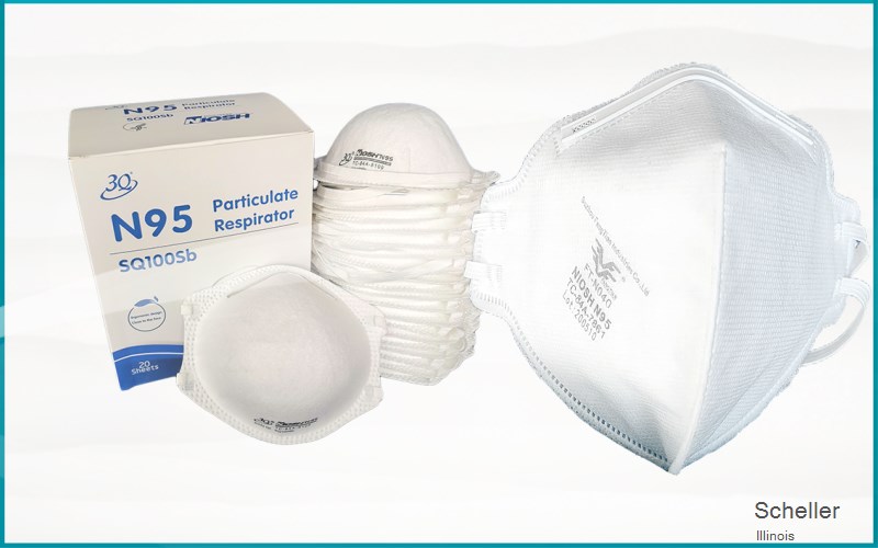 Scheller Jefferson Illinois IL N95 mask