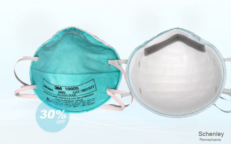 Schenley Armstrong Pennsylvania PA N95 mask