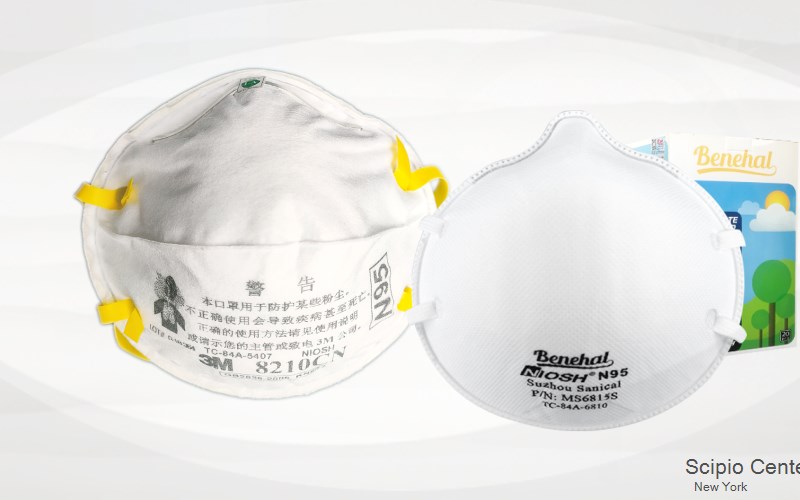 Scipio Center Cayuga New York NY N95 mask