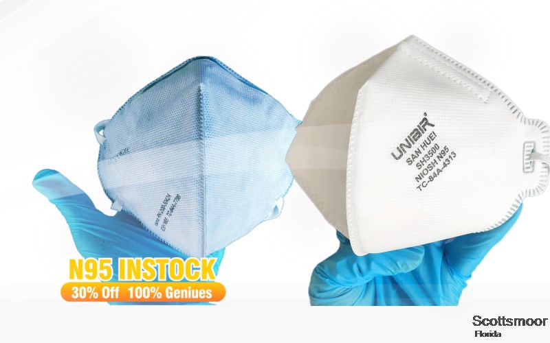 Scottsmoor Brevard Florida FL N95 mask