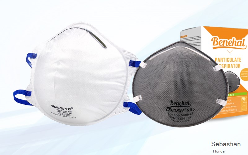 Sebastian Brevard Florida FL N95 mask