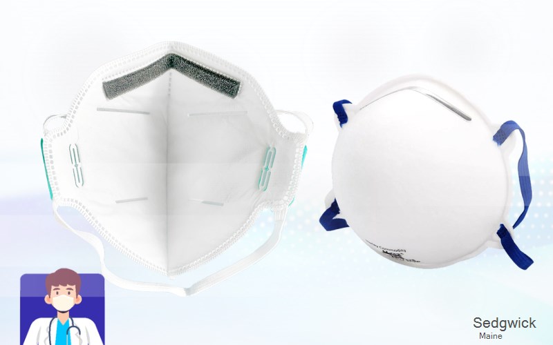 Sedgwick Hancock Maine ME N95 mask
