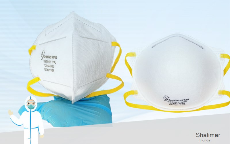 Shalimar Okaloosa Florida FL N95 mask