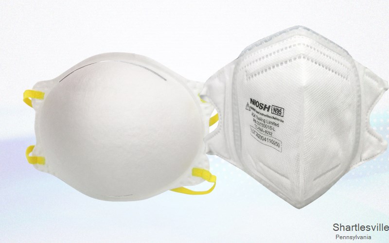 Shartlesville Berks Pennsylvania PA N95 mask