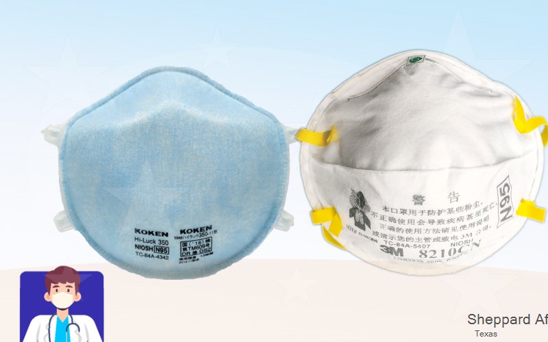 Sheppard Afb Wichita Texas TX N95 mask