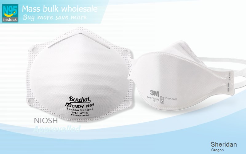 Sheridan Yamhill Oregon OR N95 mask