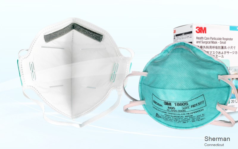 Sherman Fairfield Connecticut CT N95 mask