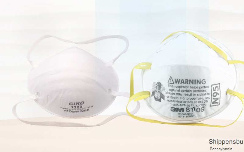 Shippensburg Cumberland Pennsylvania PA N95 mask