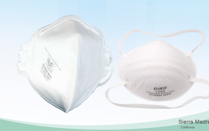 Sierra Madre Los Angeles California CA N95 mask
