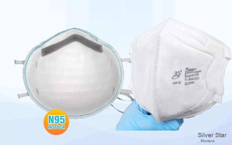 Silver Star Madison Montana MT N95 mask