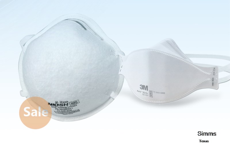 Simms Bowie Texas TX N95 mask