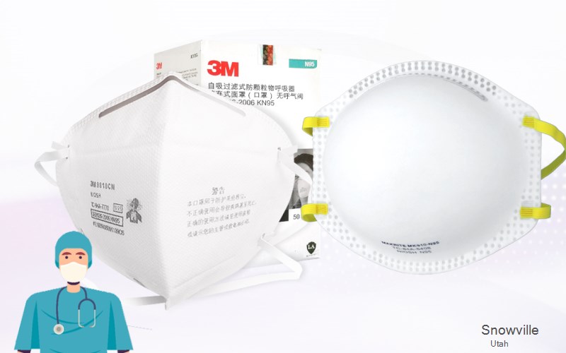 Snowville Box Elder Utah UT N95 mask