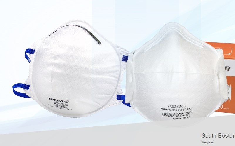 South Boston Halifax Virginia VA N95 mask