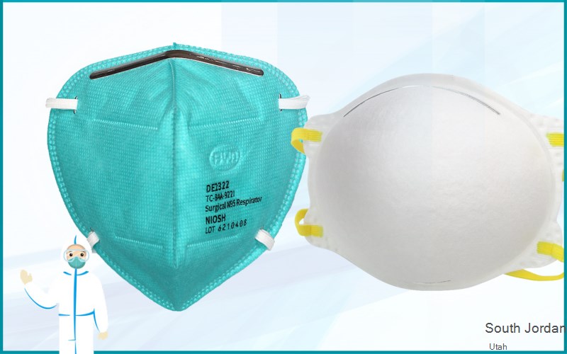 South Jordan Salt Lake Utah UT N95 mask
