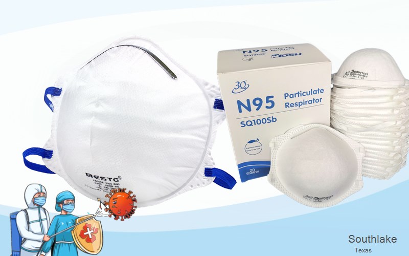 Southlake Tarrant Texas TX N95 mask