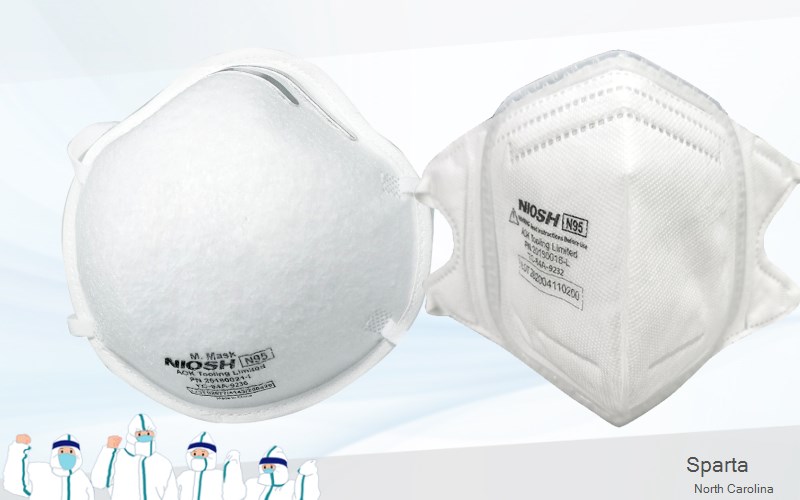 Sparta Alleghany North Carolina NC N95 mask