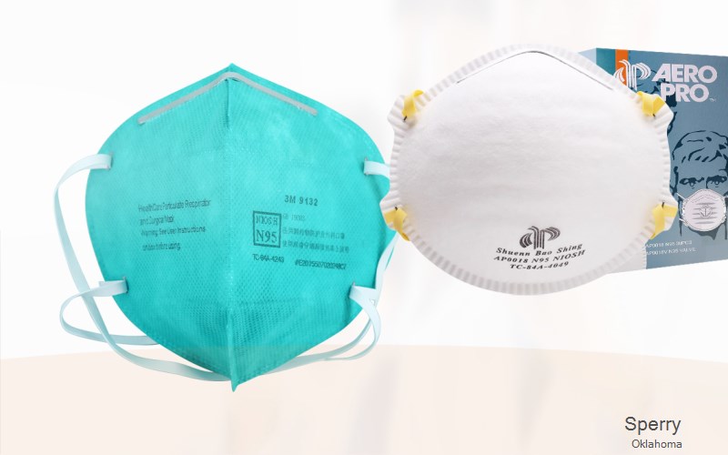 Sperry Tulsa Oklahoma OK N95 mask