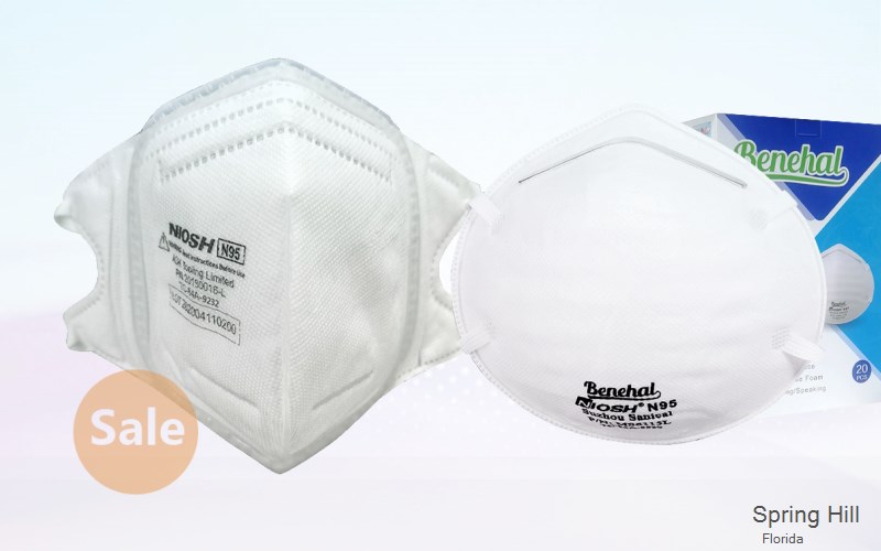Spring Hill Pasco Florida FL N95 mask