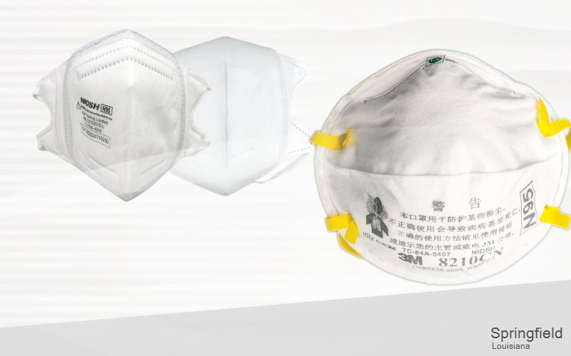 Springfield Livingston Louisiana LA N95 mask